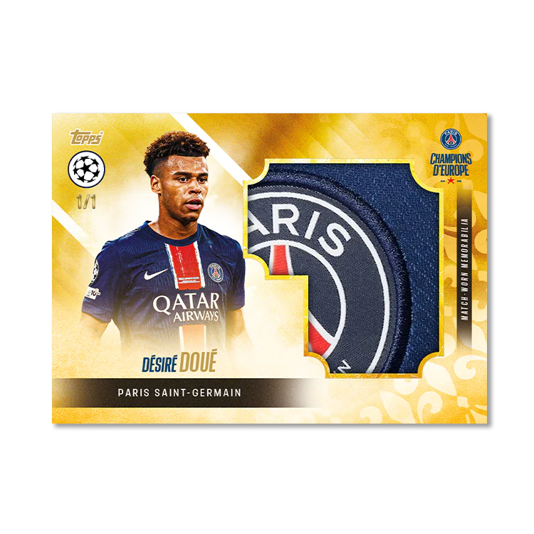 Topps Paris Saint-Germain Champions d’Europe 2025