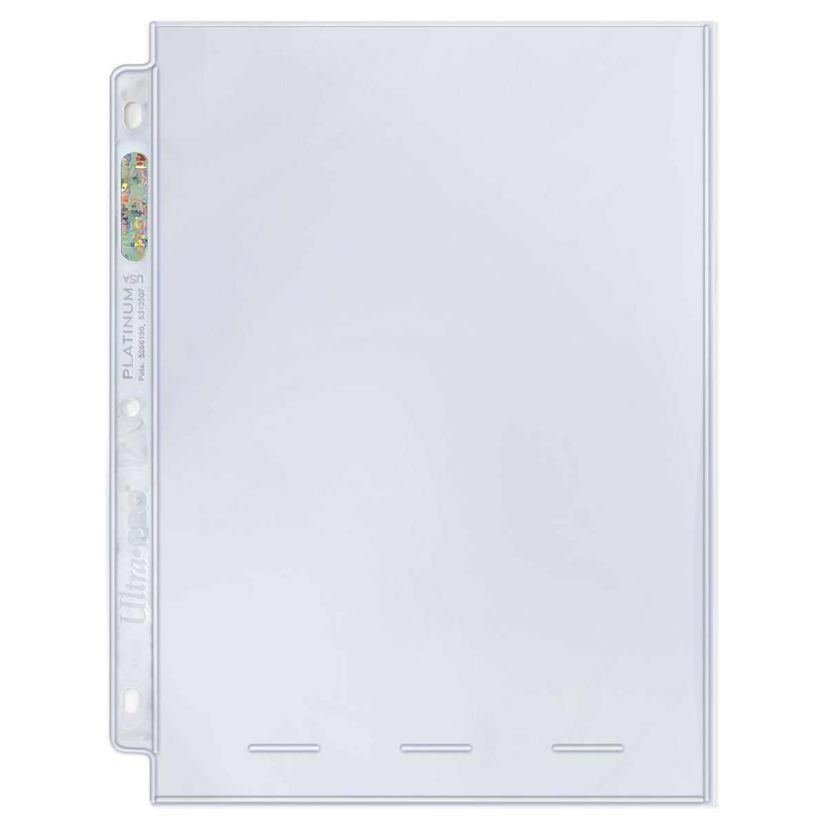 Ultra PRO 1-Pocket Platinum Page with 8" X 10" Pocket (100)