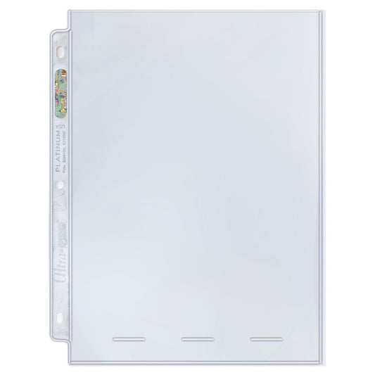 Ultra PRO 1-Pocket Platinum Page with 8" X 10" Pocket (100)