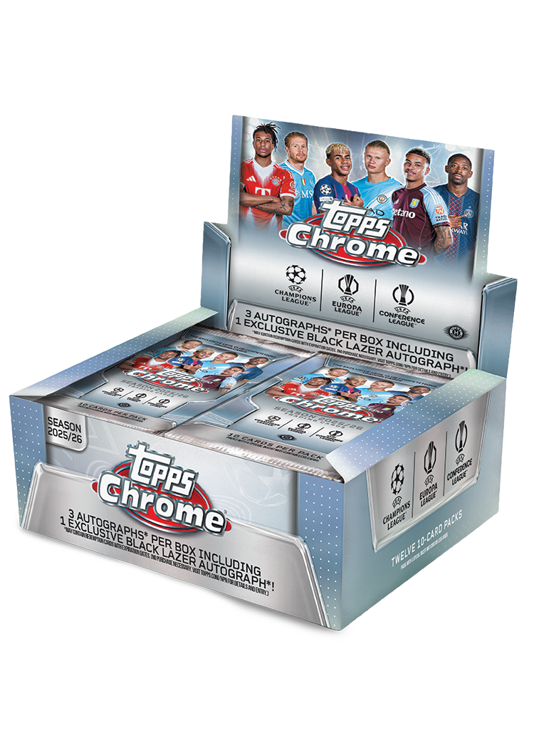 Topps Chrome UEFA Club Competitions 2025/26 - Jumbo Box