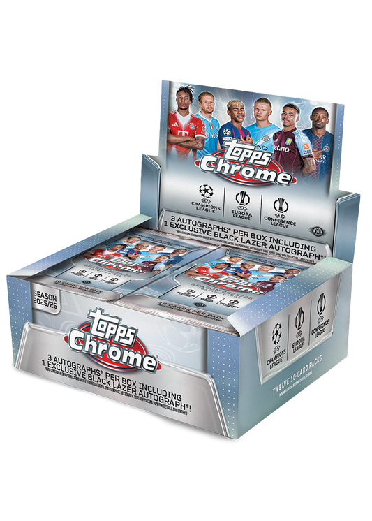 Topps Chrome UEFA Club Competitions 2025/26 - Jumbo Box