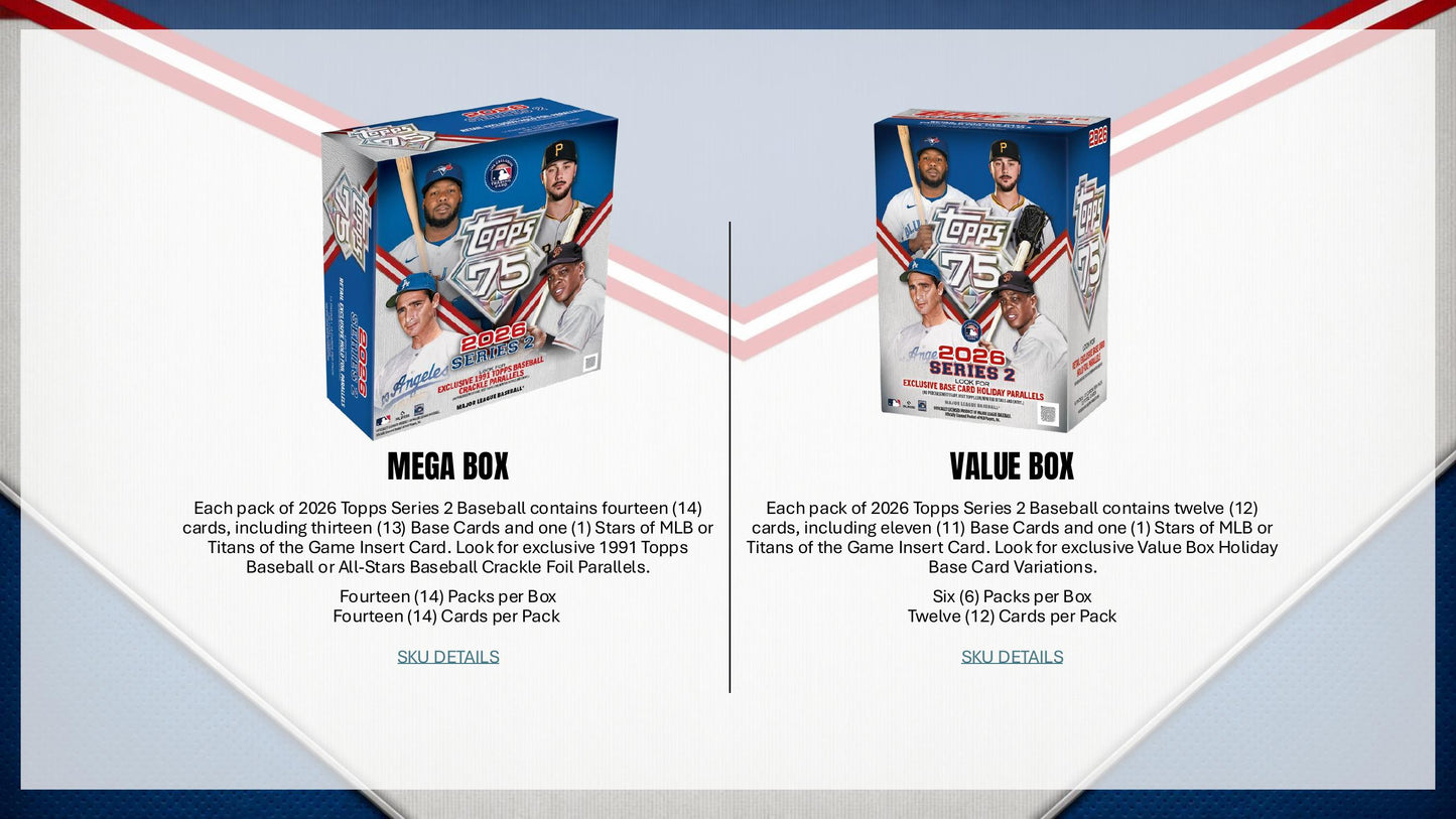 Topps Series 2 Baseball 2026 - Mega Box