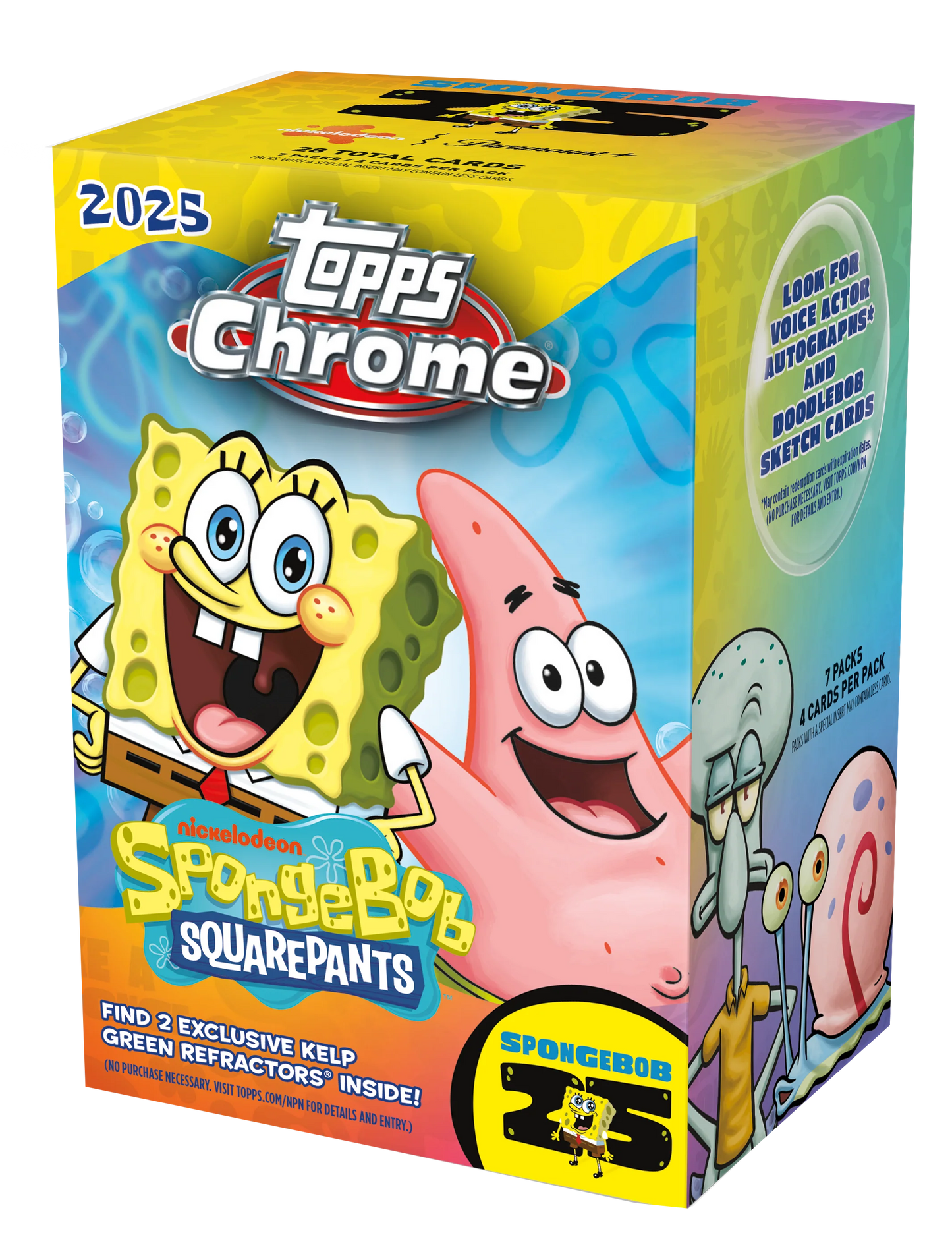 Topps Chrome Spongebob 25th Anniversary - Value Box
