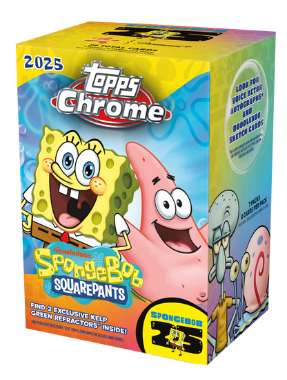 Topps Chrome Spongebob 25th Anniversary - Value Box