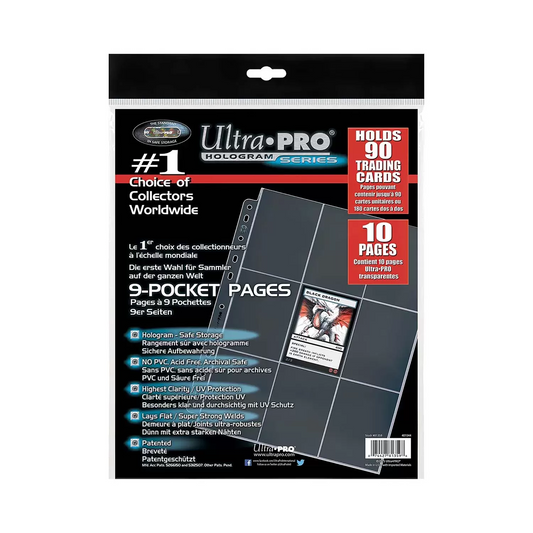 Ultra PRO 9-Pocket Page for Standard Size Cards (10)