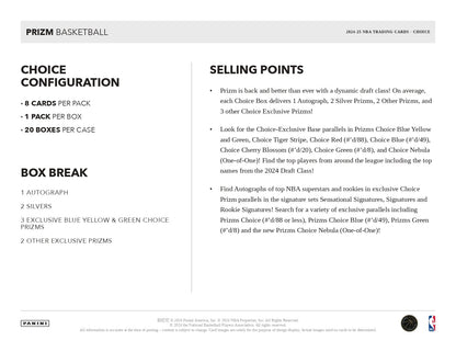 Panini Prizm NBA Basketball 2024/25 - Choice Box