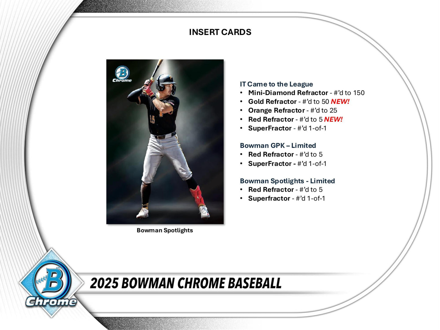 Topps Bowman Chrome Baseball 2025 - Hobby Box