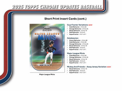 Topps Chrome Updates Baseball 2025 - Value Box