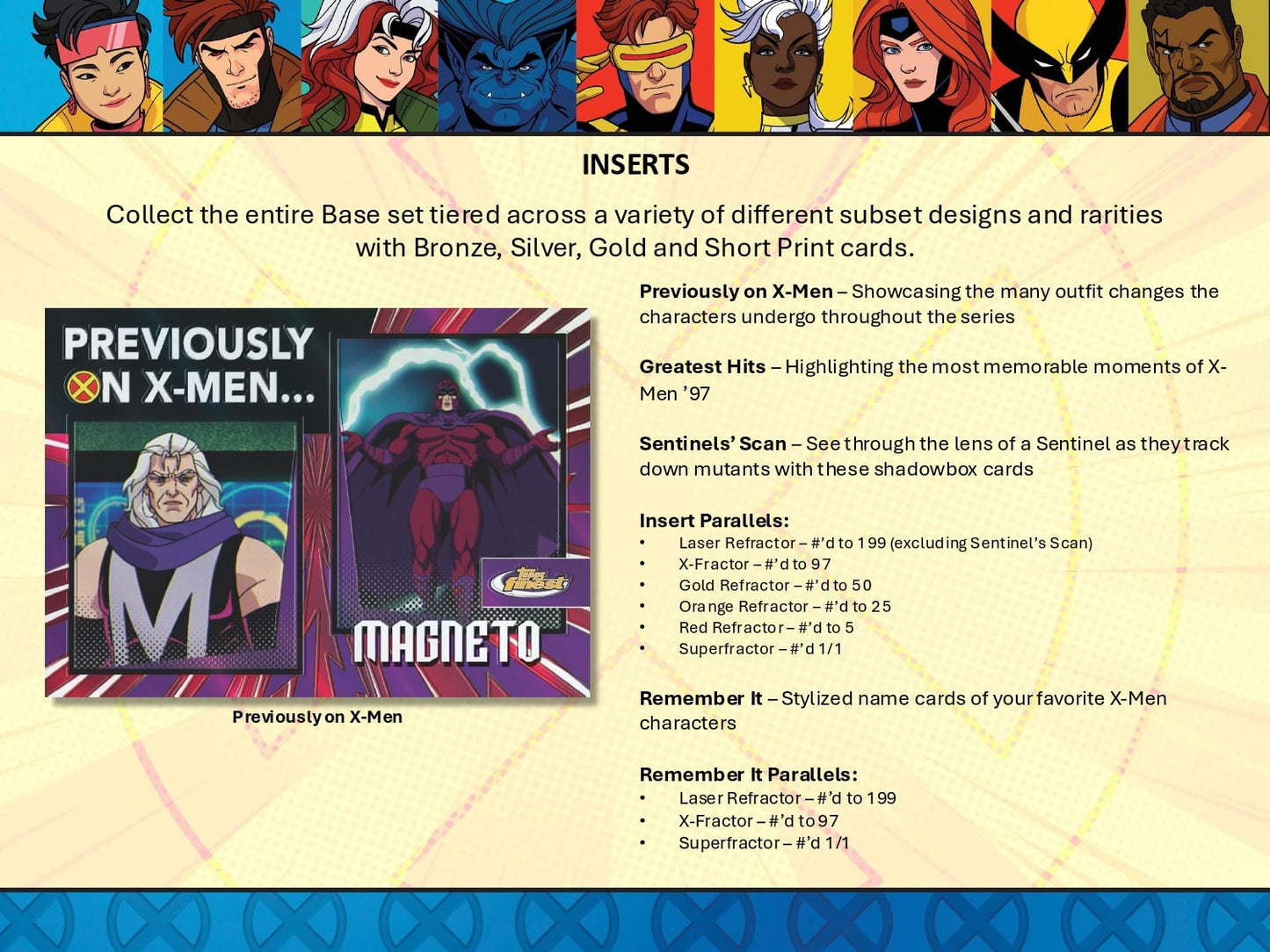 Topps Finest X-Men 97 - Hobby Box