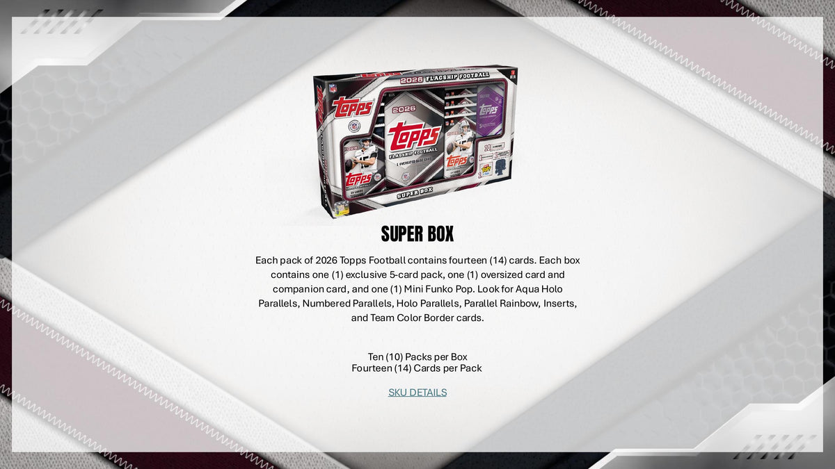 Topps NFL Football Flagship 2026 - Value Box
