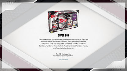 Topps NFL Football Flagship 2026 - Value Box