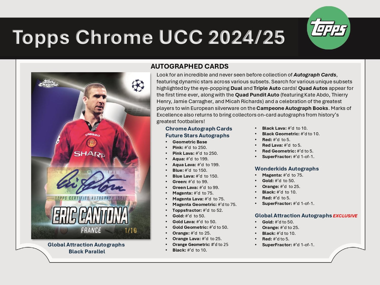 Topps Chrome UEFA Club Competitions 2024/25 - Breaker's Delight