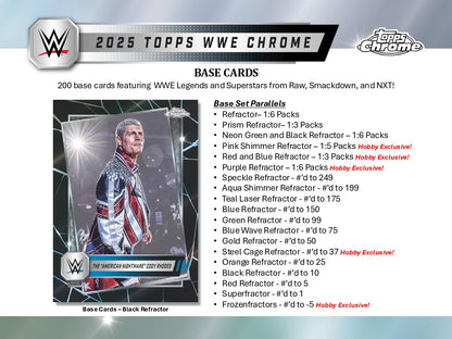 Topps Chrome WWE 2025 - Hobby Box