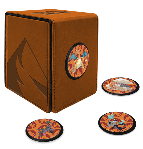 Ultra PRO Pokémon Alcove Click Deck Box - Scorching Summit