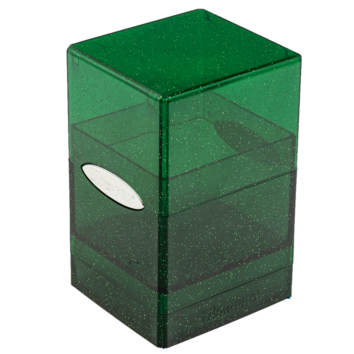 Ultra PRO Satin Tower Deck Box - Glitter Green