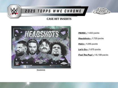 Topps Chrome WWE 2025 - Hobby Box