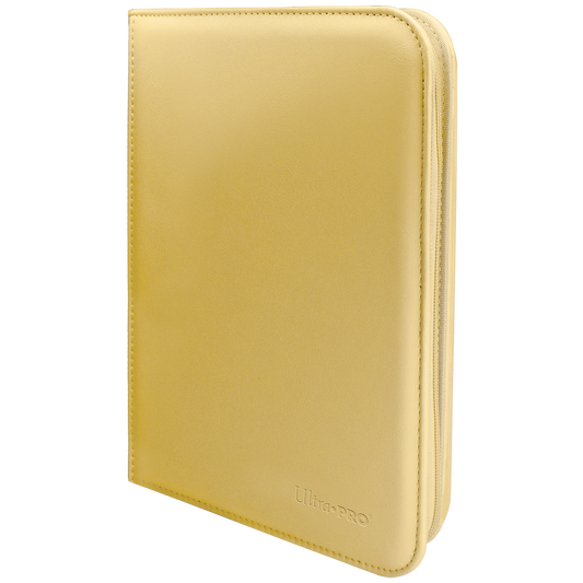 Ultra PRO Vivid 4-Pocket Zippered PRO-Binder - Yellow