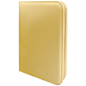 Ultra PRO Vivid 4-Pocket Zippered PRO-Binder - Yellow