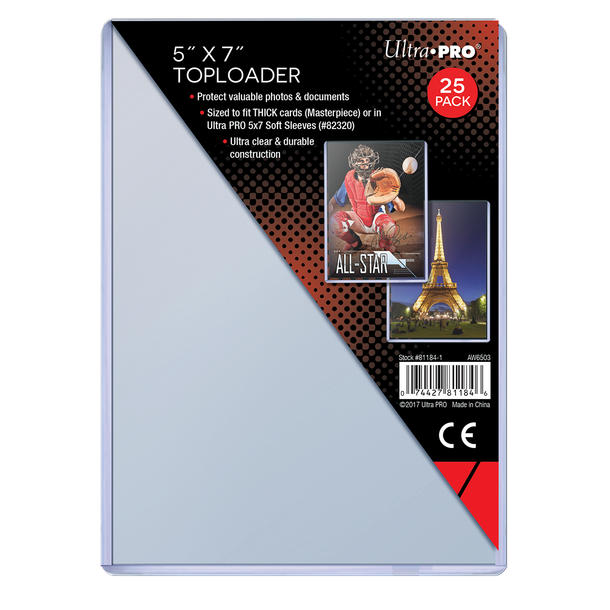 Ultra PRO 5" X 7" Toploader (25)