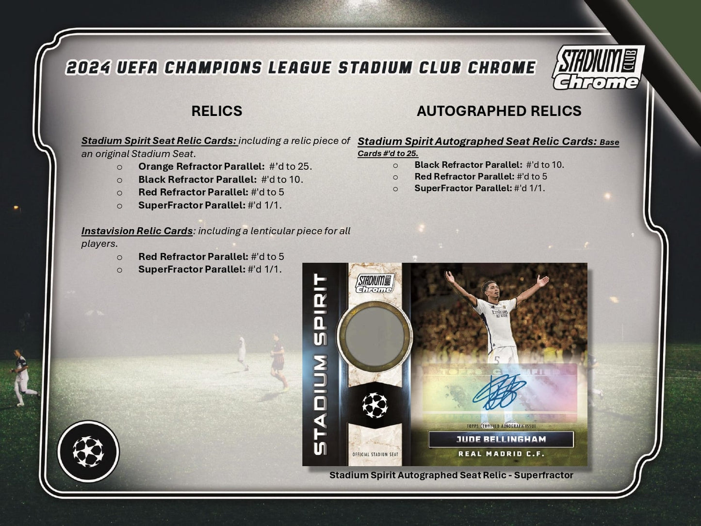 Topps Stadium Club Chrome UEFA 2023/24 - Hobby Box