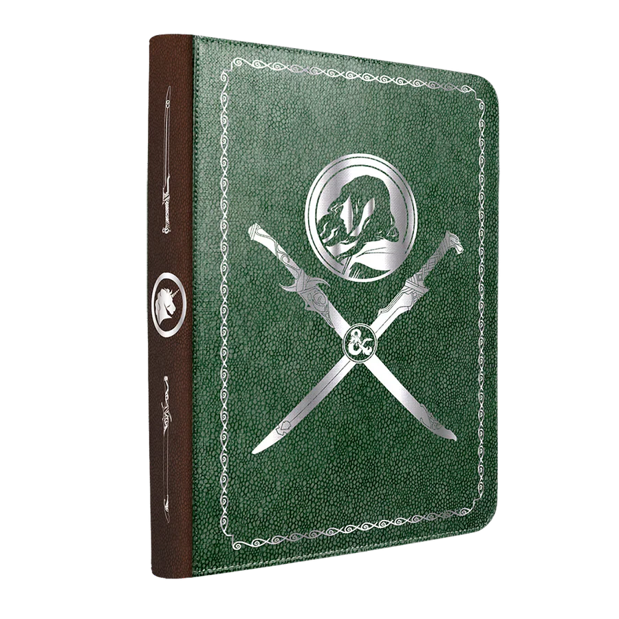 Ultra PRO Artifacts Across Eternities - Drizzt & The Forgotten Realms Premium Zippered Book & Character Folio for Dungeons & Dragons