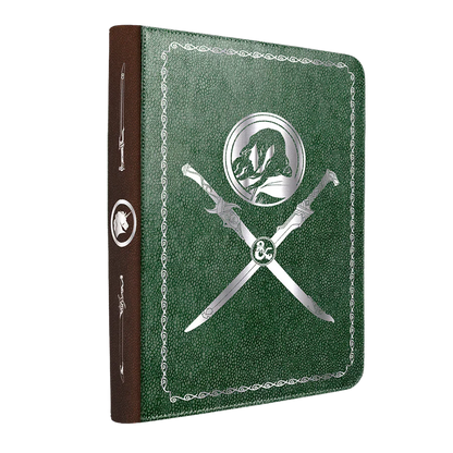 Ultra PRO Artifacts Across Eternities - Drizzt & The Forgotten Realms Premium Zippered Book & Character Folio for Dungeons & Dragons