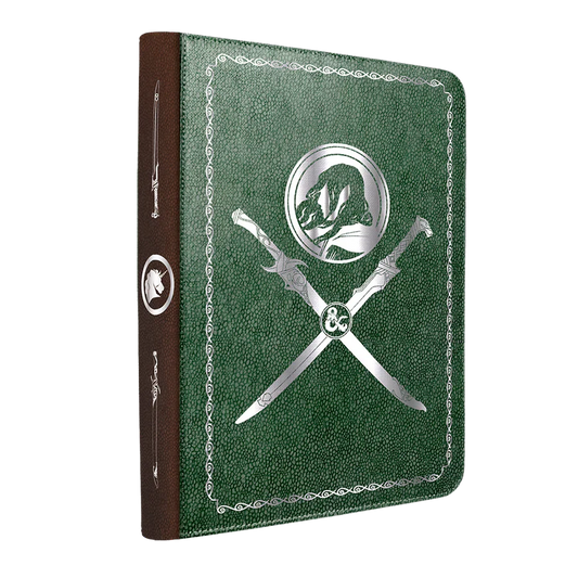 Ultra PRO Artifacts Across Eternities - Drizzt & The Forgotten Realms Premium Zippered Book & Character Folio for Dungeons & Dragons