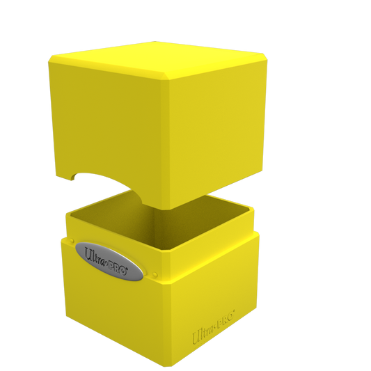 Ultra PRO Satin Cube Deck Box - Lemon Yellow