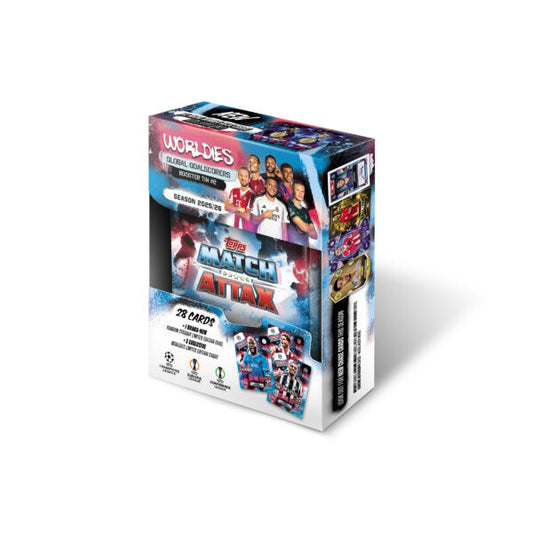 Topps Match Attax Champions League 2025/26 - Worldies Booster Tin #2 - Global Goalscorers