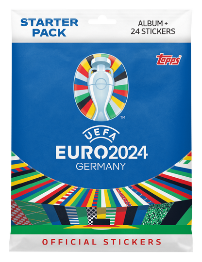 Topps EURO 2024 Stickers - Album Starter Pack