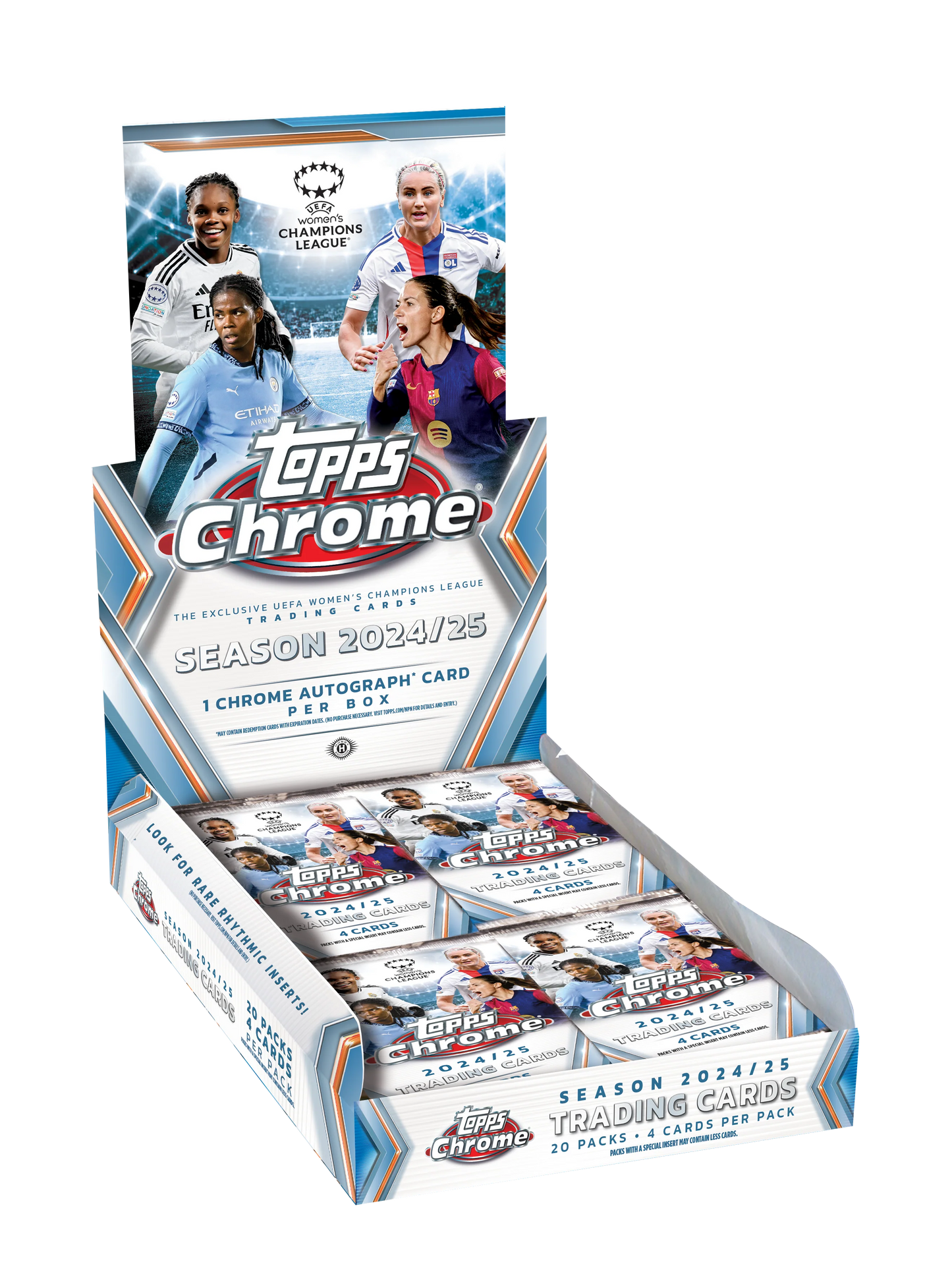 Topps Chrome UEFA Women's Champions League 2024/25 - Hobby Box