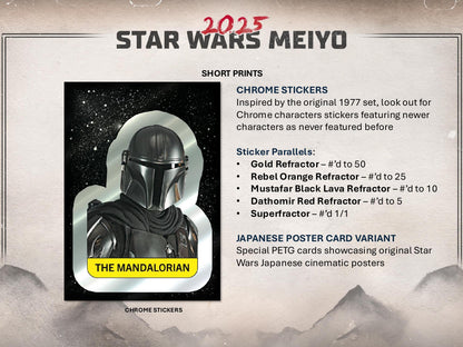 Topps Star Wars Meiyo 2025 - Hobby Box