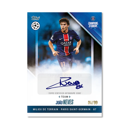 Topps Paris Saint-Germain Champions d’Europe 2025