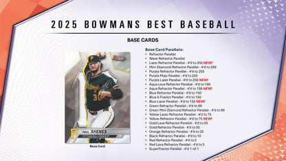 Topps Bowman Best Baseball 2025 - Hobby Box