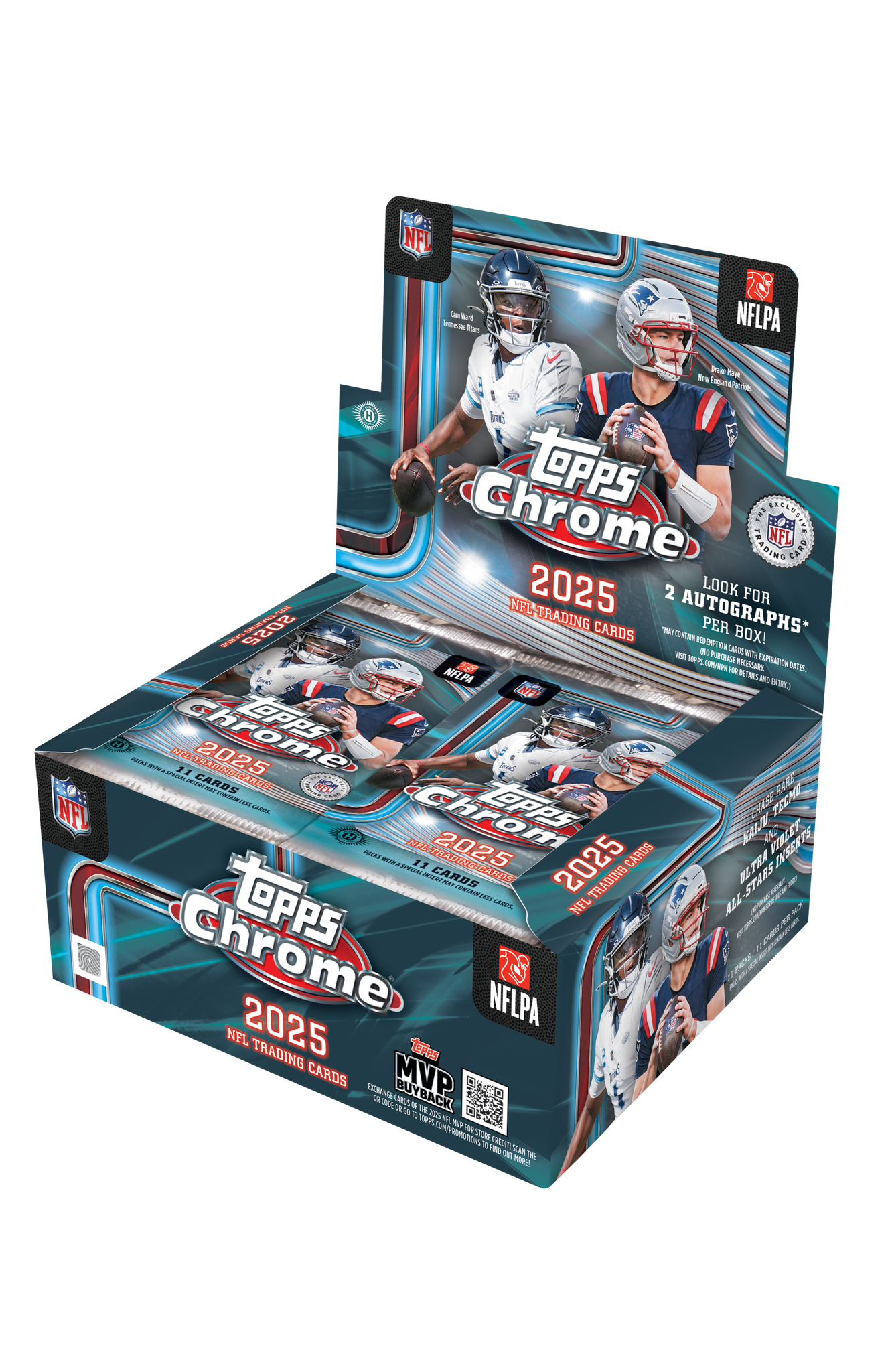 Topps Chrome NFL Football 2025 - Jumbo Box