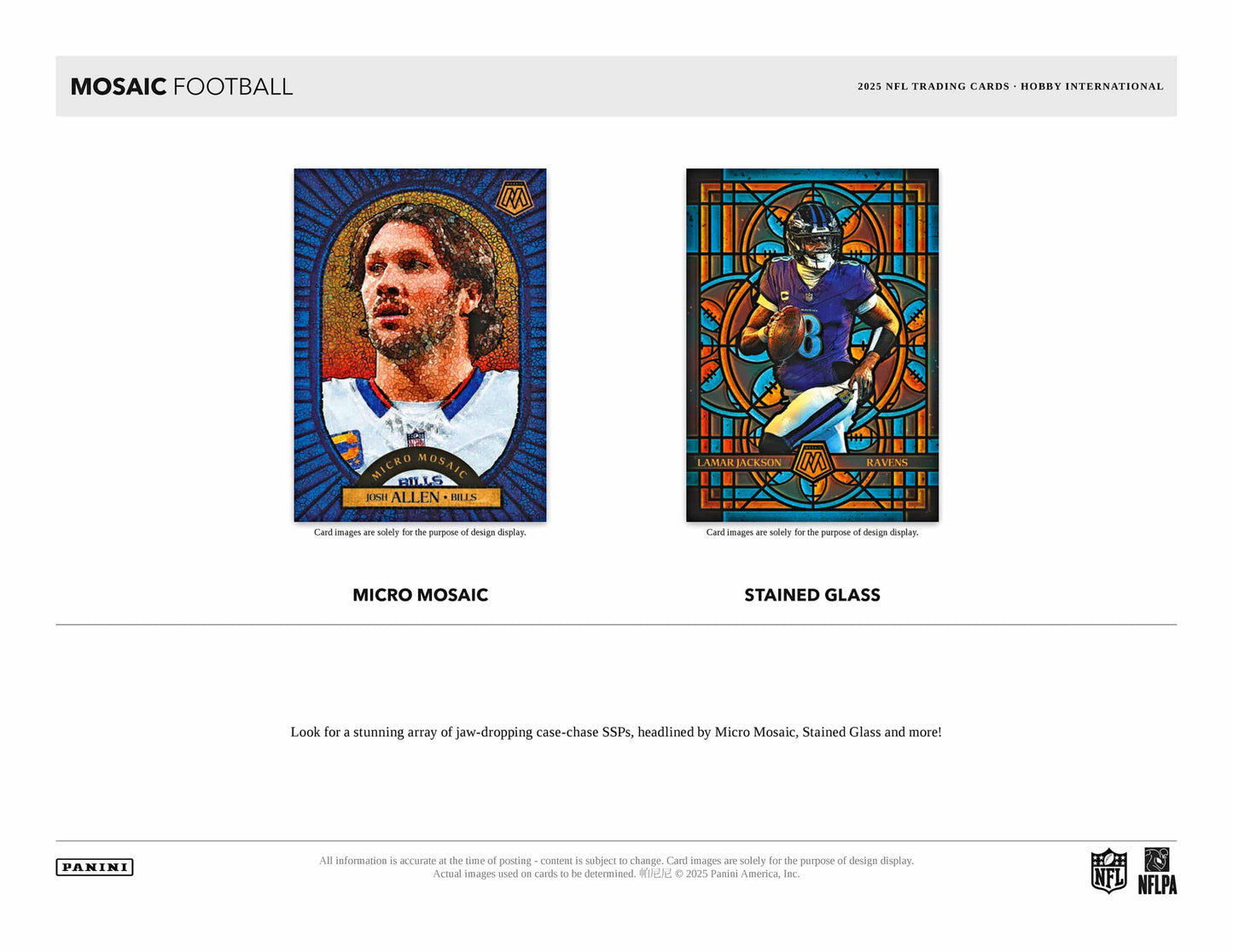 Panini Mosaic Football 2025 - International Hobby Box