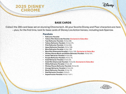 Topps Chrome Disney 2025 - Value Box