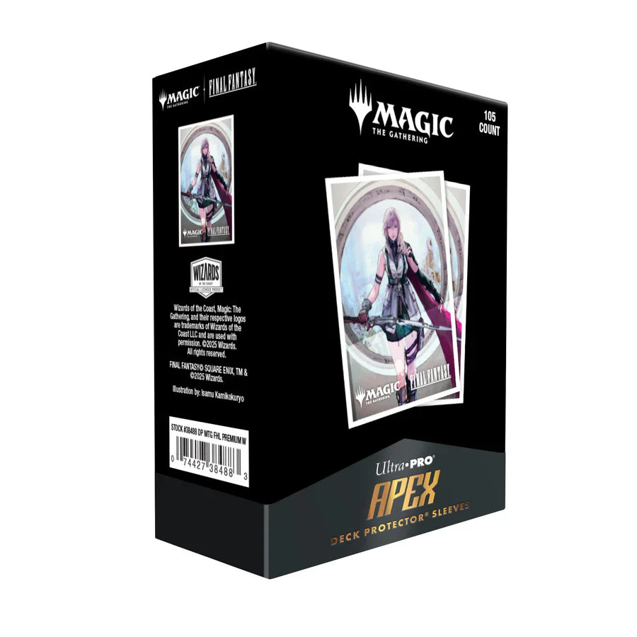 Ultra PRO Final Fantasy - Lightning, Army of One - Apex Sleeves for Magic: The Gathering (105)