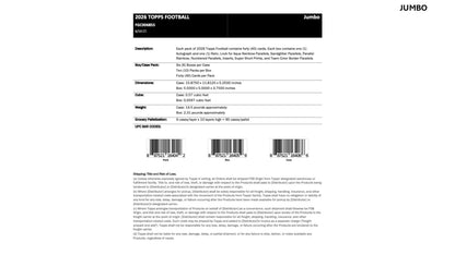 Topps NFL Football Flagship 2026 - Value Box