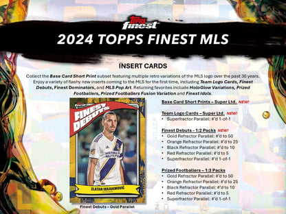 Topps Finest MLS 2024 - Hobby Box