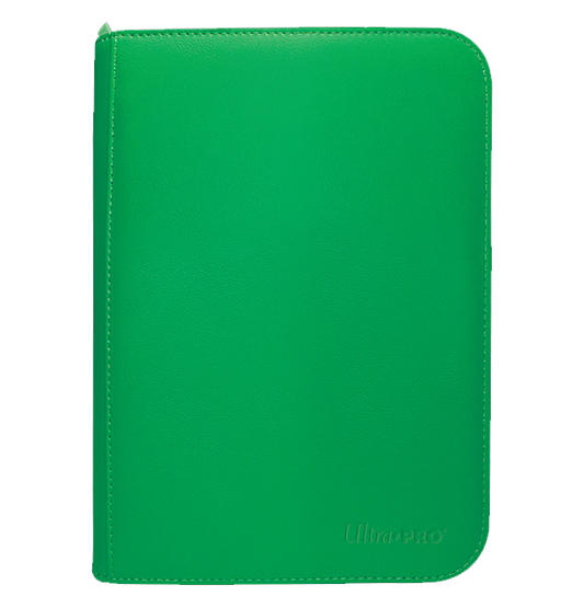 Ultra PRO Vivid 4-Pocket Zippered PRO-Binder - Green