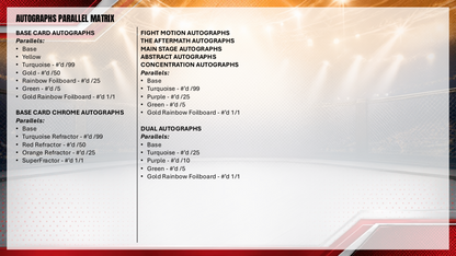 Topps Stadium Club UFC 2026 - Value Box