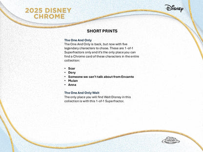 Topps Chrome Disney 2025 - Value Box