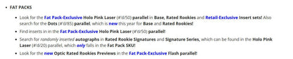 Panini Donruss NBA Basketball 2024/25 - Fat Pack Display