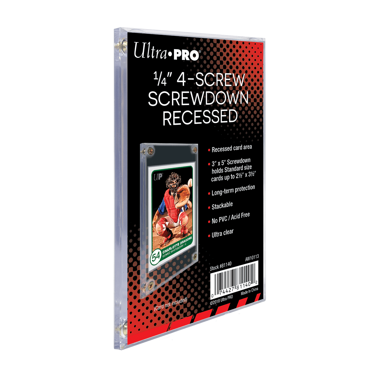 Ultra PRO 0.25" Screwdown Recessed Holder
