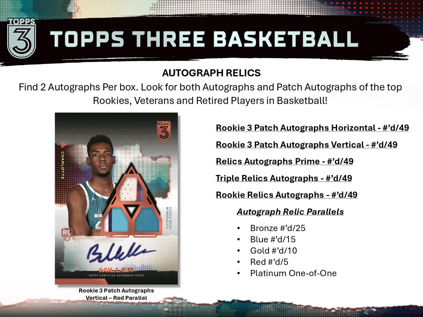 Topps Three Basketball 2023/24 - Hobby Box