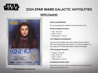 Topps Star Wars Galactic Antiquities 2024