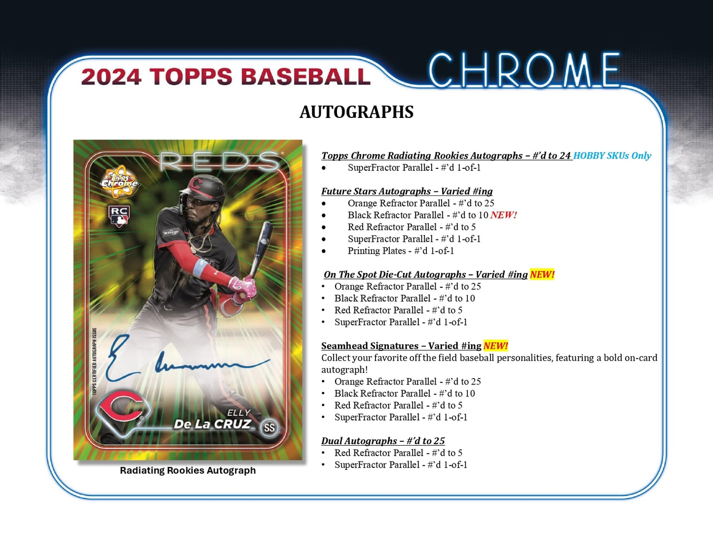 Topps Chrome Baseball 2024 - Jumbo Box