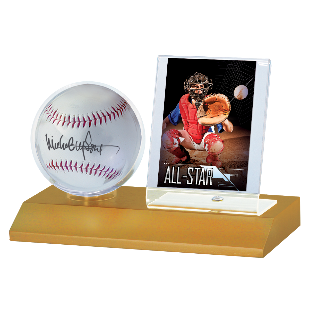 Ultra PRO Baseball & Card Light Wood Holder