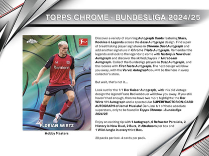 Topps Chrome Bundesliga 2024/25 - Hobby Box